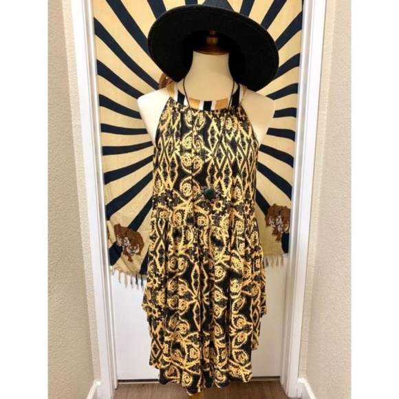 Free People Mandala Moon Tunic Dress Medium - Picture 1 of 16